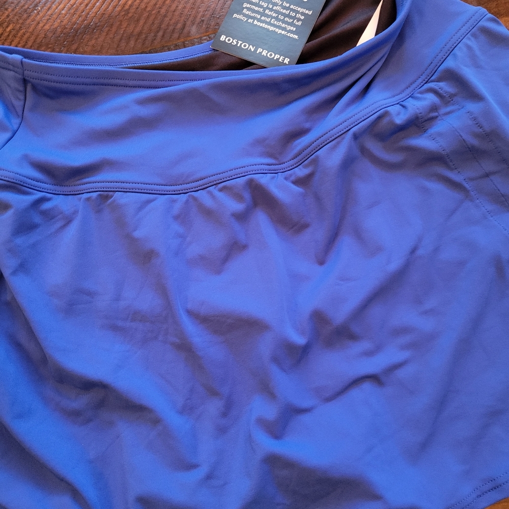 Boston Proper Swim Sense Hogg-waisted Skirted bottom NEW